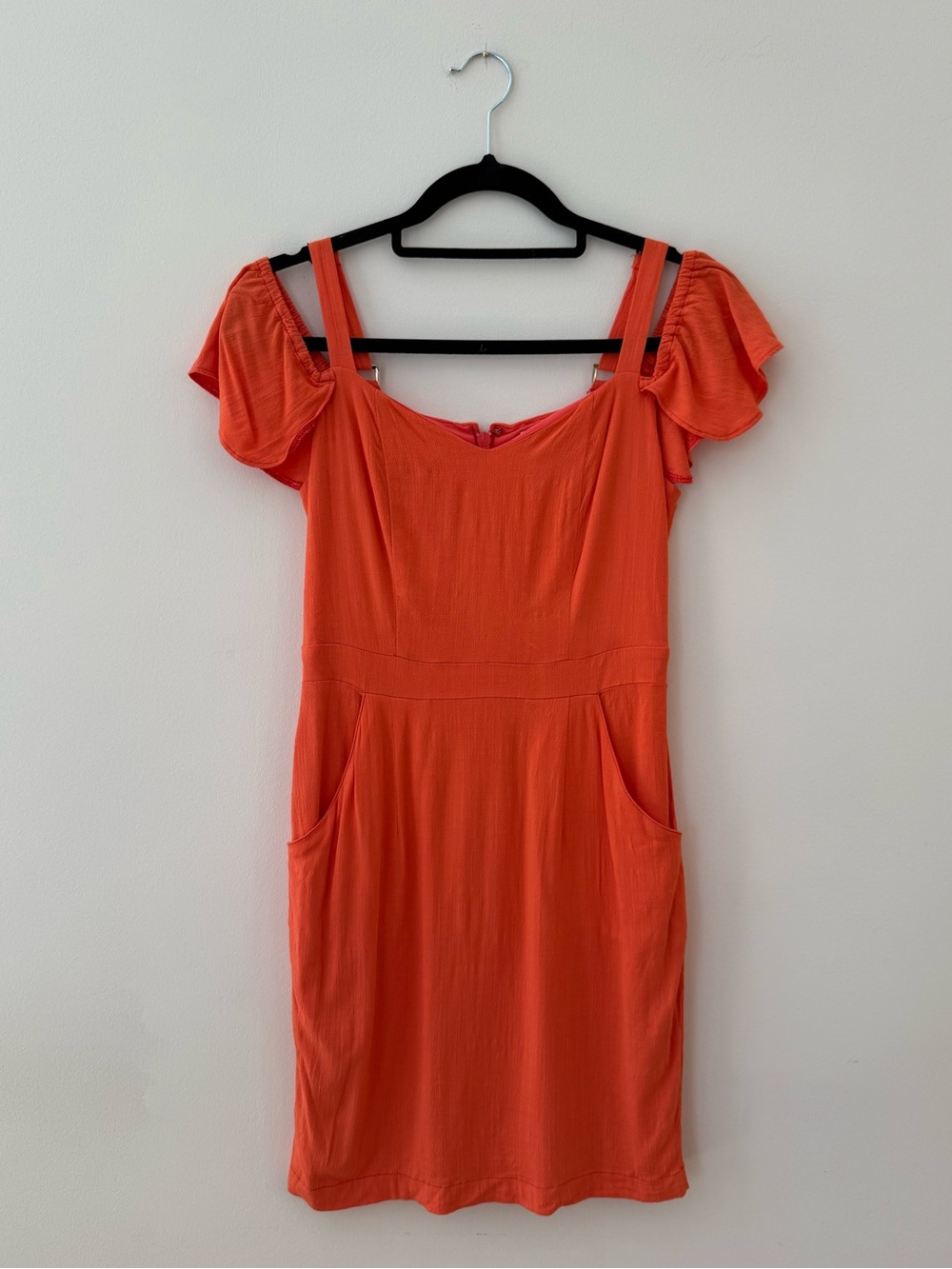 GUESS Orange Mini Dress with Pockets